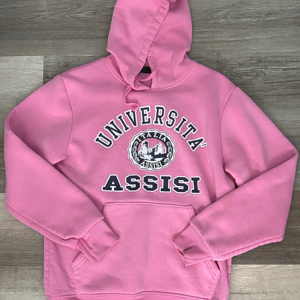 Pink Università Assisi Hoodie